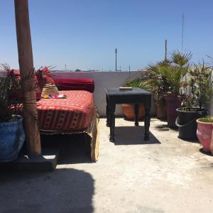 Balkon atau teras di Kasbah Oualidia