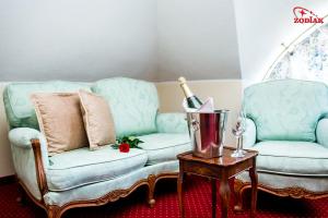 Posezení v ubytování Hotel Zodiak