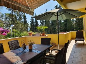 Balkón alebo terasa v ubytovaní Apartments Marijan