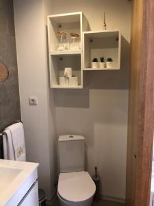 Koupelna v ubytování Bellu Suites