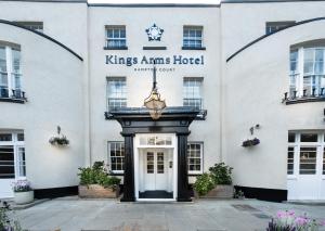 a building with a sign on the front of it at The Kings Arms in Kingston upon Thames