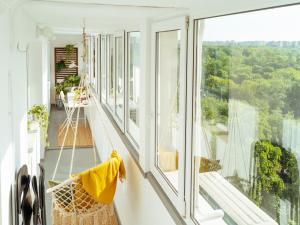 Balcony o terrace sa ParkLake Design Apartment - Fabulous View - Netflix