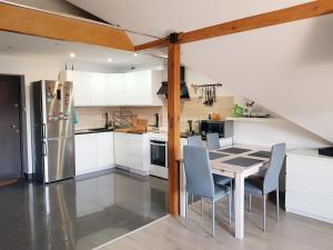 Η κουζίνα ή μικρή κουζίνα στο Apartament przy Wieży