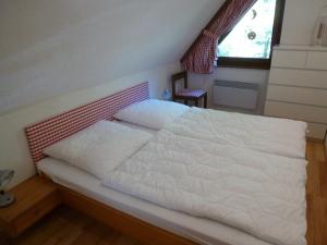 Postel nebo postele na pokoji v ubytování Appartement Hardenack