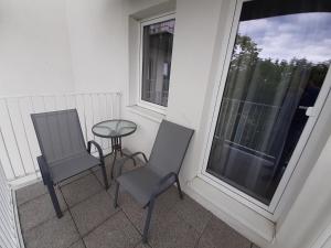 Balkón alebo terasa v ubytovaní Apartament Dmowskiego - Kępa Mieszczańska