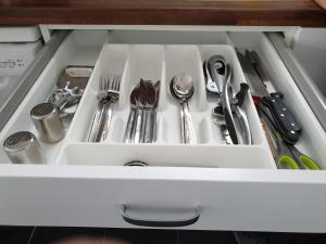 Kuchyňa alebo kuchynka v ubytovaní Apartament Reda