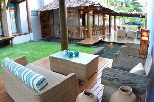 Uma área de estar em Pousada Villa Maeva Itacare