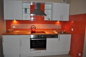 Kuchnia lub aneks kuchenny w obiekcie Apartament Wrzos