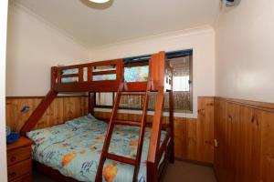 
a bunk bed with two bunk beds in a room at Seahaven Beach House - Shellharbour in Shellharbour
