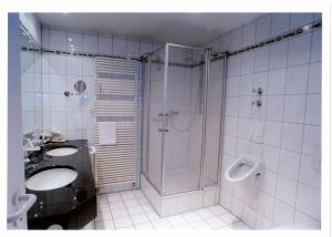 Koupelna v ubytování Hotel Wittlicher Hof