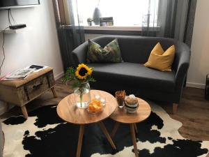 Posezení v ubytování Gästehaus zur Linde
