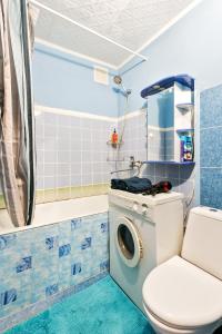 Ett badrum på Apartment Tsaritsyno