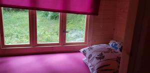 Postel nebo postele na pokoji v ubytování Camping Jaunzāģeri