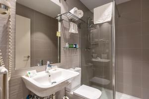 Koupelna v ubytování Colectia Hotel Urumea