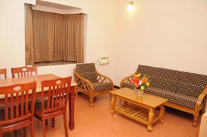 Posezení v ubytování SRM Hotel Trichy