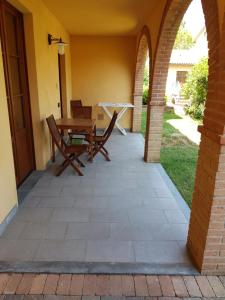 Patio alebo iná vonkajšia časť ubytovania Villaggio Turistico Airone
