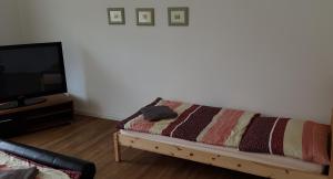 TV a/nebo společenská místnost v ubytování Ein Zuhause auf Zeit