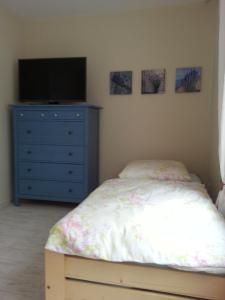 Postel nebo postele na pokoji v ubytování Ein Zuhause auf Zeit