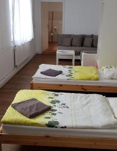 Postel nebo postele na pokoji v ubytování Ein Zuhause auf Zeit