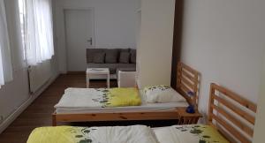 Postel nebo postele na pokoji v ubytování Ein Zuhause auf Zeit