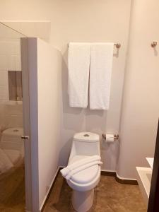 Koupelna v ubytování Hotel Muyu Tulum