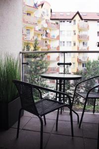 Balkón nebo terasa v ubytování Apartamenty TOP Garbary
