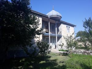 a building with an observatory on top of it at Ismayilli Guest House in İsmayıllı