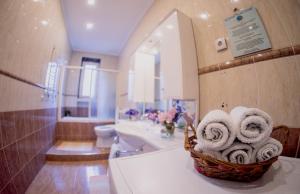Koupelna v ubytování Hostel Beogradjanka