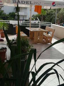 En balkon eller terrasse på Apartments Lucic