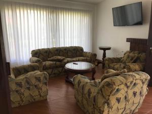 Posezení v ubytování FINCA EL RECUERDO