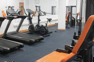 Fitness centrum a/nebo fitness zařízení v ubytování Advise Hotels Reina
