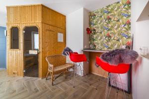 Posezení v ubytování Willa Onyks Apartamenty