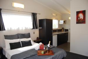 Kuchyň nebo kuchyňský kout v ubytování Anchor Lodge Motel