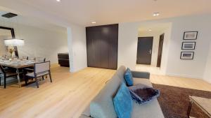 Posezení v ubytování White Pearl Apartment 0.05
