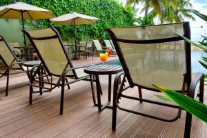 Uma varanda ou terraço em Club do Balanço Pousada e Restaurante