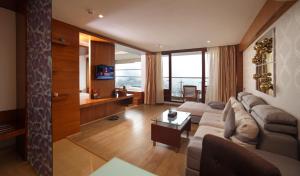 TV a/nebo společenská místnost v ubytování Amber Dale Luxury Hotel & Spa, Munnar