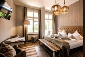 Postel nebo postele na pokoji v ubytování Das 53°Hotel