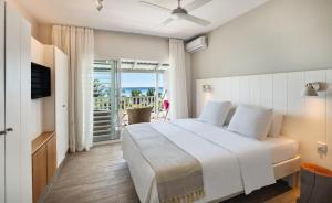 Letto o letti in una camera di The Bay