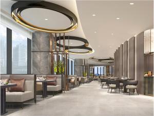 אזור ישיבה ב-Ascott Songshan Lake Dongguan