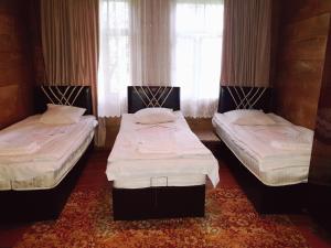 Postel nebo postele na pokoji v ubytování Agro Guest House Tsiskari in Machakhela