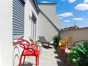 Balkón alebo terasa v ubytovaní SKY9 Penthouse Apartments