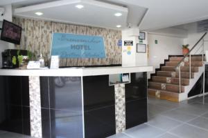 Vstupní hala nebo recepce v ubytování HOTEL PORTÓN ESTADIO
