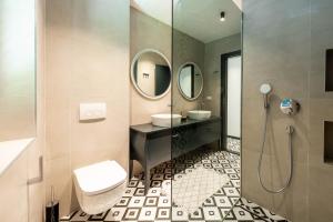 Kúpeľňa v ubytovaní Sun and stone apartment + 37 fotografií
