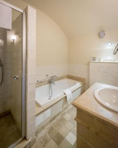 Koupelna v ubytování Hotel Jan Brito