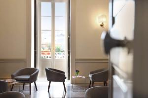 A seating area at Palazzo Circolone