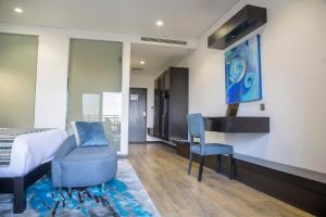 A seating area at Amaryllis Hotel Blantyre