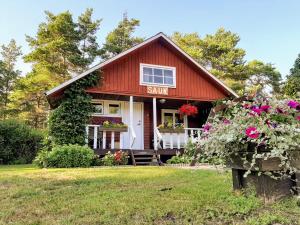 Zahrada ubytování Nõva Madise Guesthouse