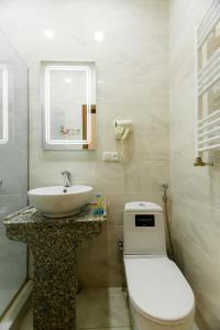 A bathroom at Hotel Makona