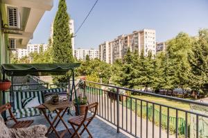Balkón nebo terasa v ubytování Hotel Makona