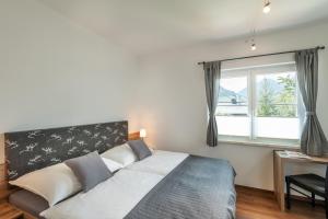 Posteľ alebo postele v izbe v ubytovaní Das Talblick - Appartments